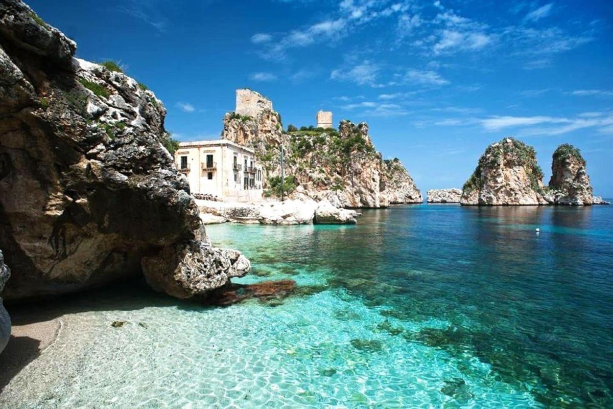 Villa Laurum - Giardino Degli Allori - Castellammare Del Golfo - Scopello Eksteriør billede